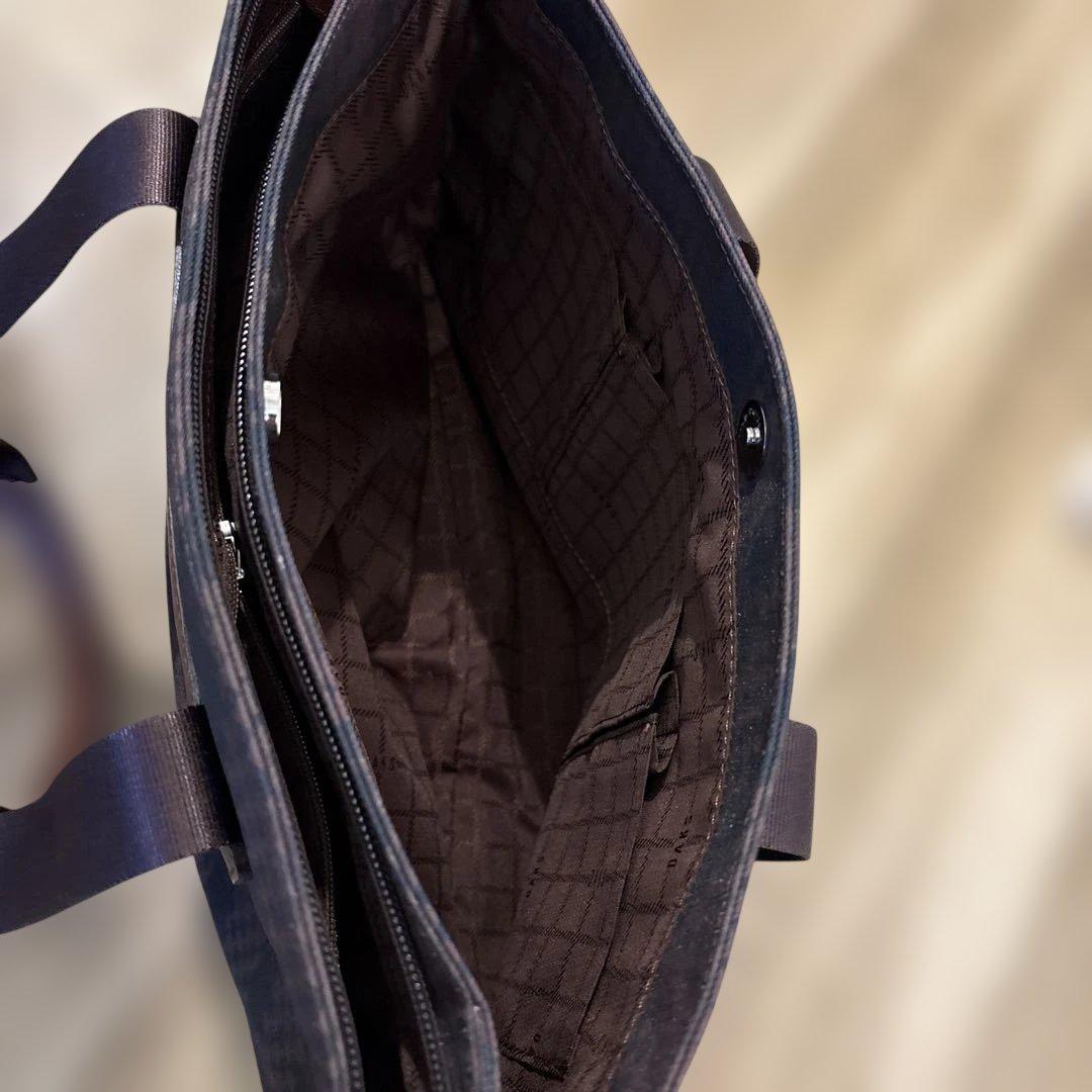 DAKS ダックス A4収納可能 トート ハンドバッグ チェック ビジネス — image 5
