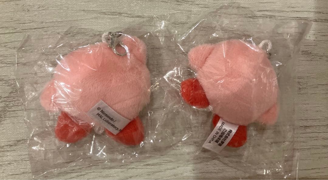 星のカービィ　ぬいぐるみチャーム 2種類セット　ガチャ　マスコット — image 2