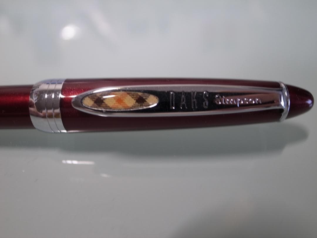 【新品未使用】 DAKSダックス ボールペン 黒インク レッド 3本セット — image 3