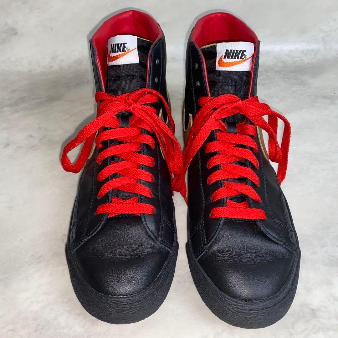NIKE by YOU ハイカットスニーカー ゴールド ブラック — image 3