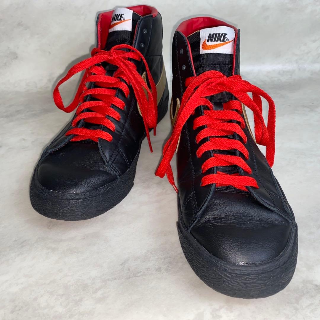 NIKE by YOU ハイカットスニーカー ゴールド ブラック — image 4