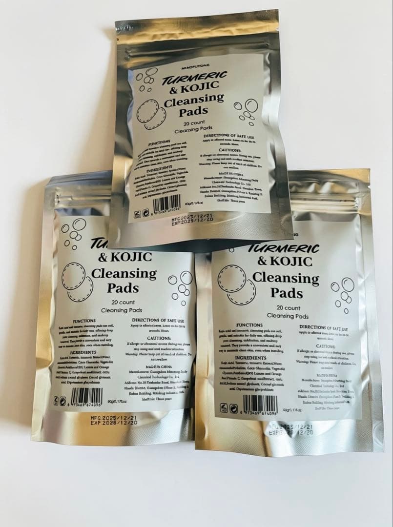Turmeric & Kojic Cleansing Pads 3袋セット — image 2