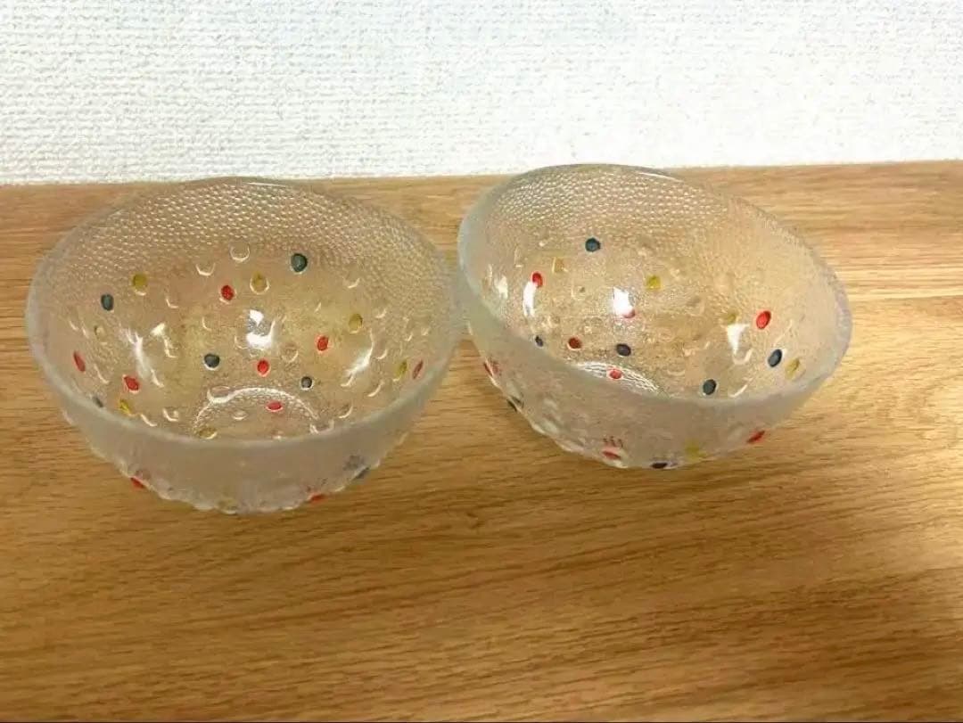 美品 私の部屋 WATASHI NO HEYA食器 ボウル 2点セット ドット柄 — image 3