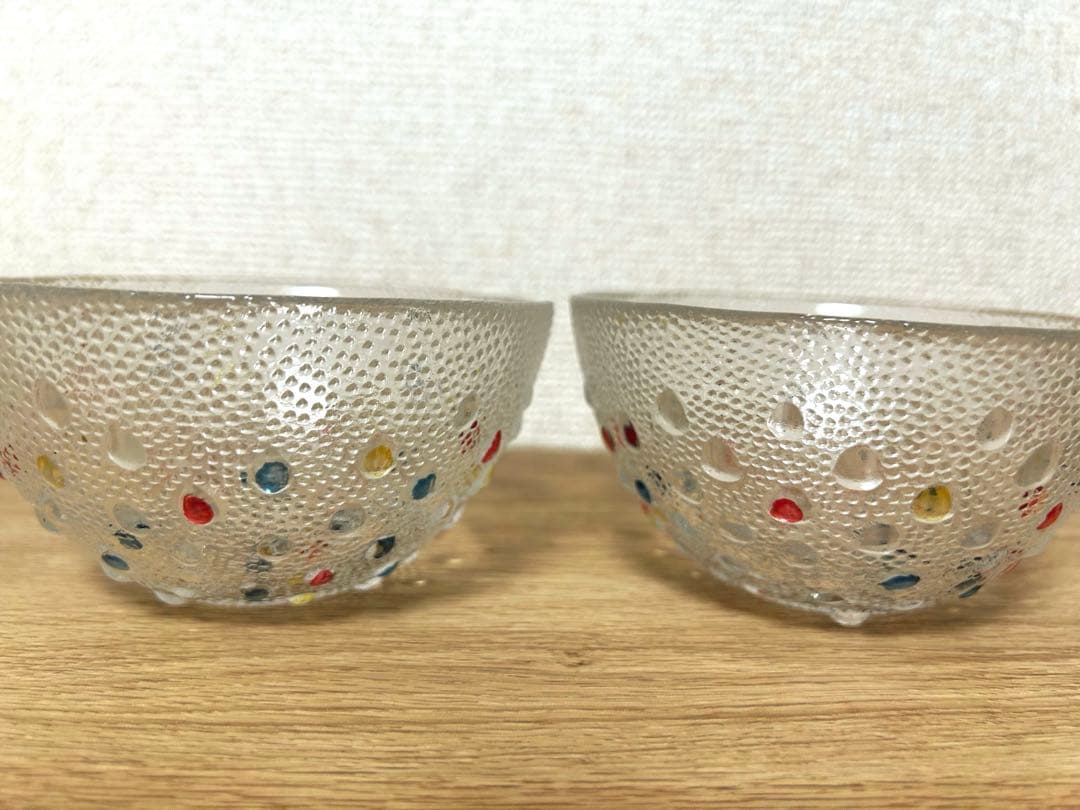 美品 私の部屋 WATASHI NO HEYA食器 ボウル 2点セット ドット柄 — image 4