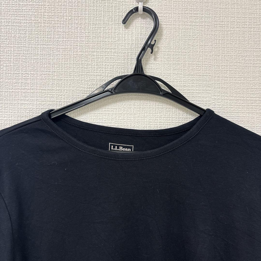 【美品】L.L.Bean スーピマコットン ロンT 黒 Lサイズ — image 2