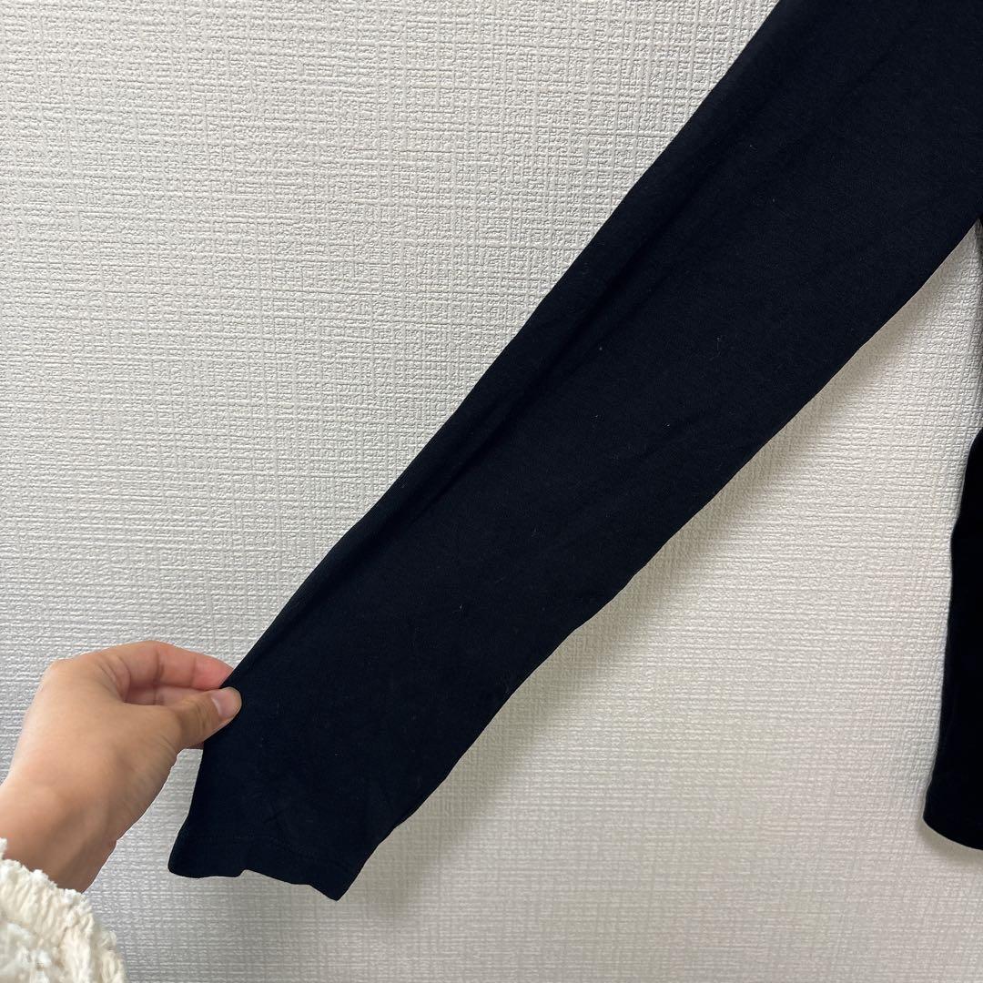 【美品】L.L.Bean スーピマコットン ロンT 黒 Lサイズ — image 5