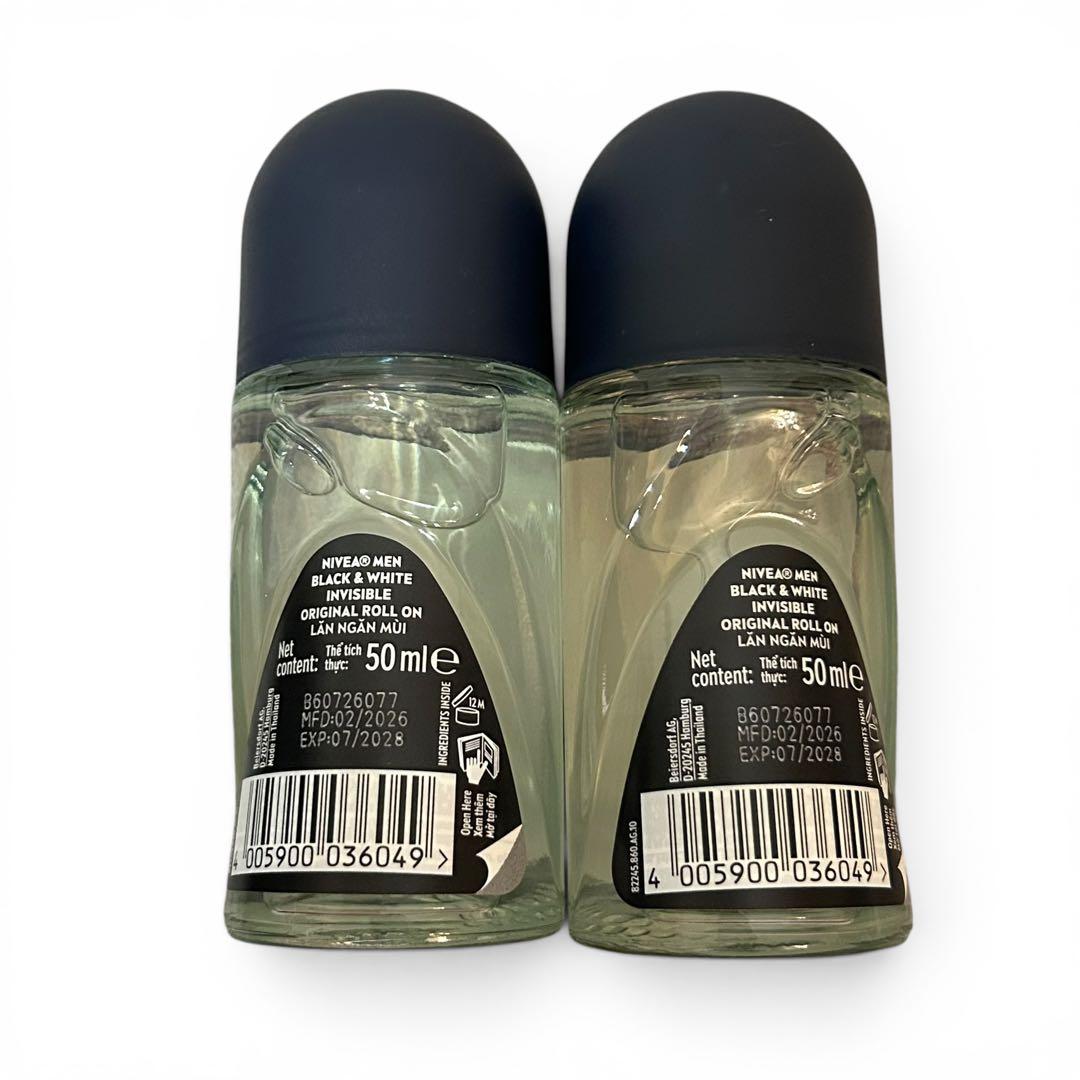 NIVEA ニベアMEN デオドラント BLACK& WHITE 50ml×2本 — image 2