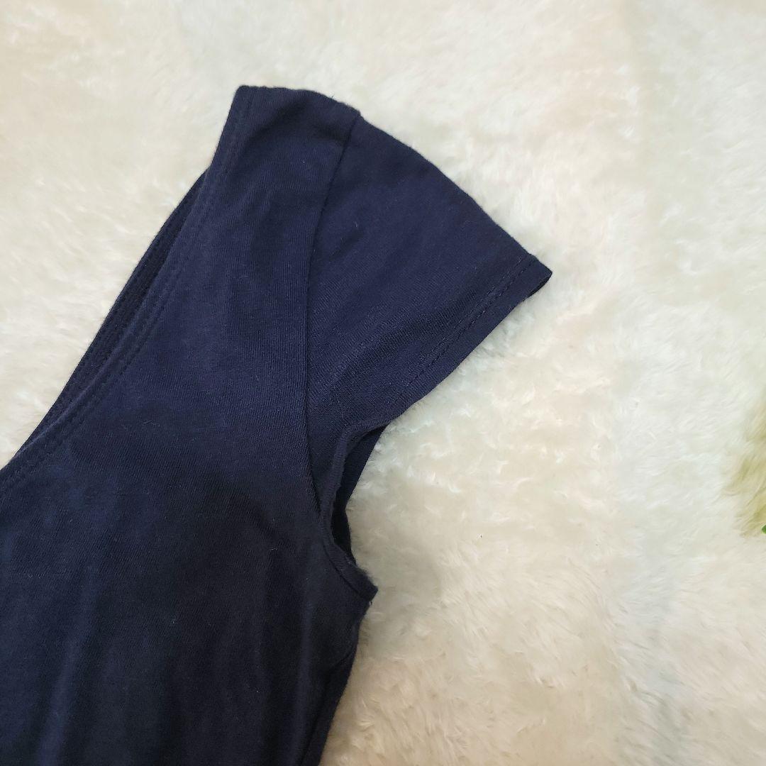 緑茶様 Hollister ホリスター ノースリーブ フレアワンピース ネイビー — image 5