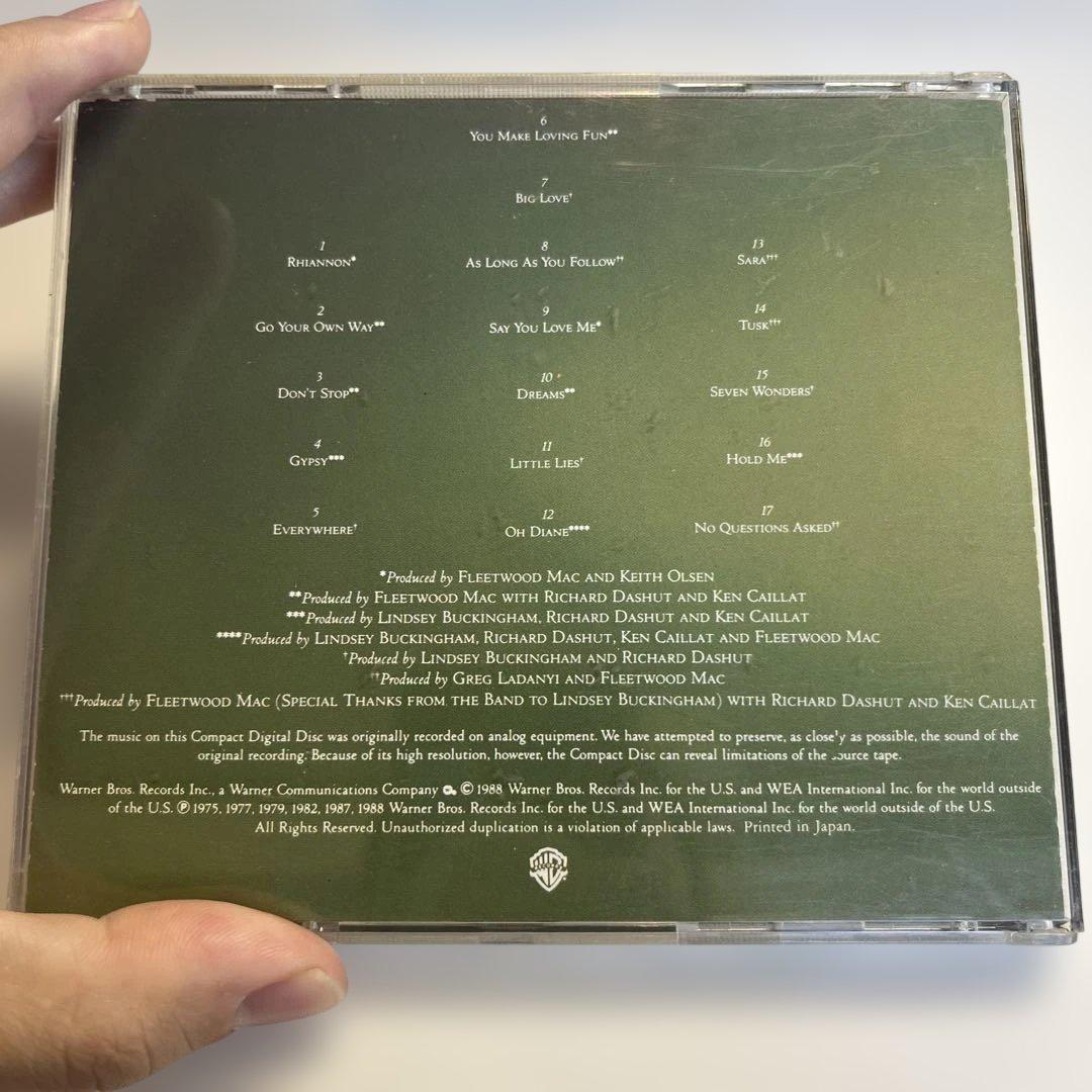 Fleetwood Mac Greatest Hits CD — image 2