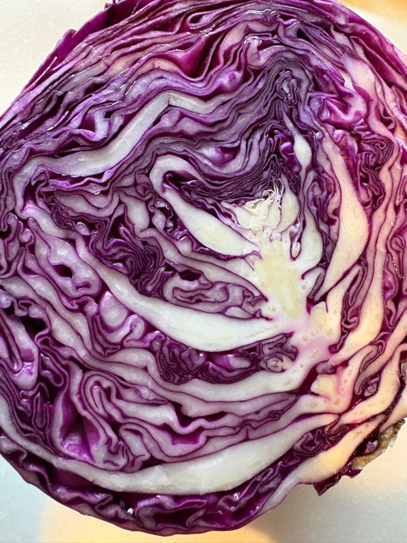新鮮な紫キャベツ 無農薬化学肥料・除草剤不使用 — image 2
