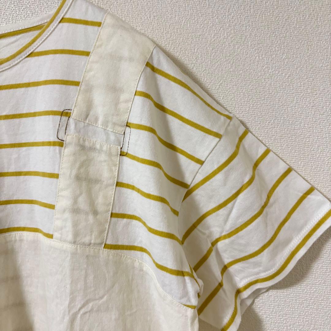 north object de petit... ボーダーTシャツM 重ね着風 — image 4