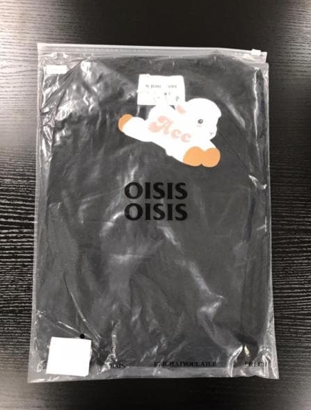 OISIS ロング Tシャツ ブラック XLサイズ ゆったり トップス 長袖 — image 4