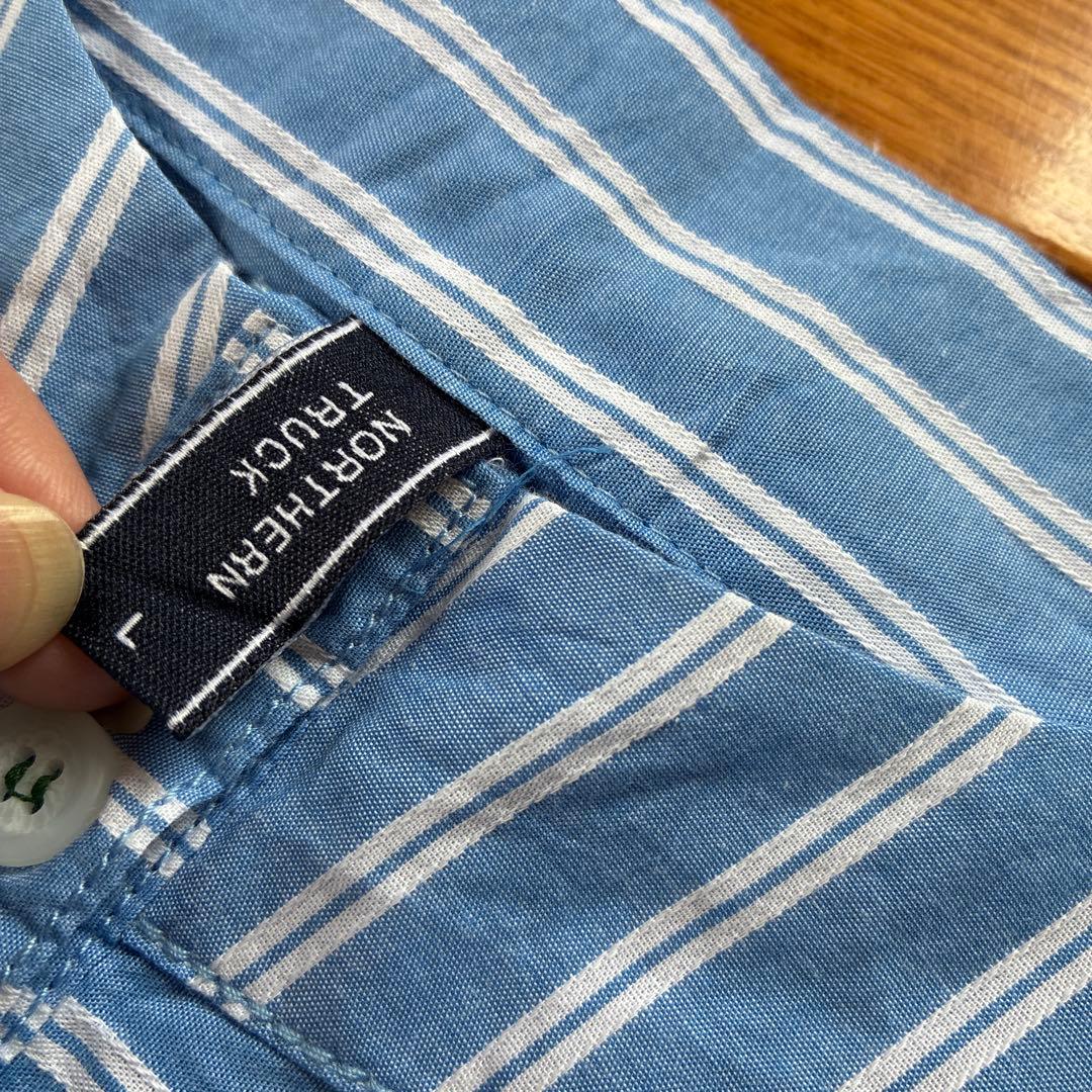 ノーザントラック　ストライプ 半袖 プルオーバー　新品　週末お値下げ — image 4