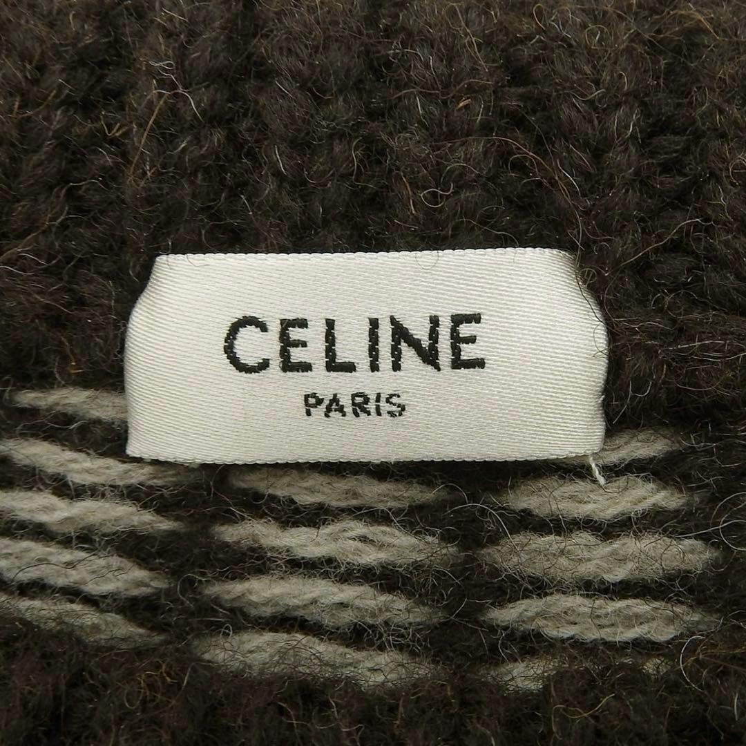 CELINE セリーヌ セーター ウール ニット トリオンフ ノルディック柄 — image 5