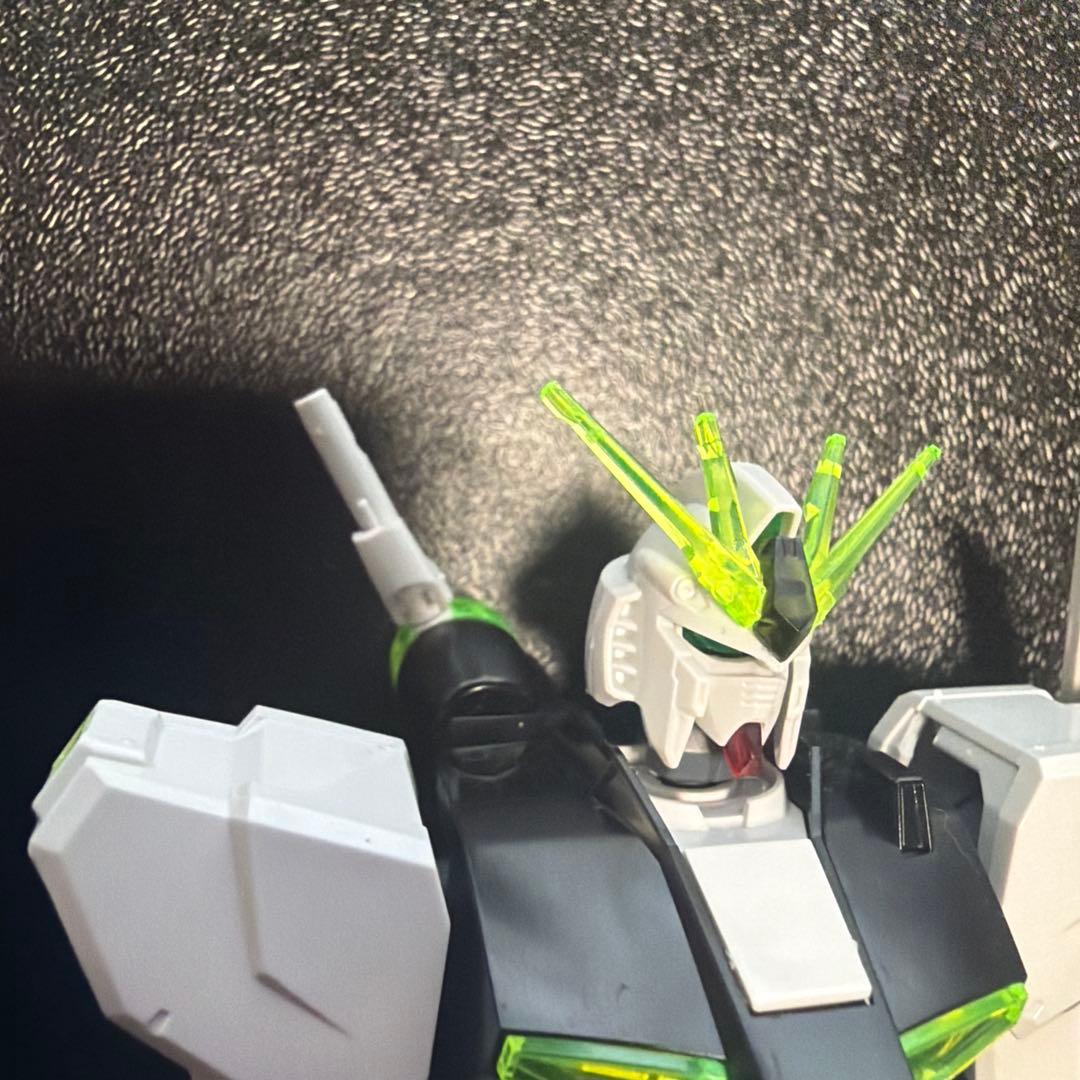 ガンプラ一番くじ νガンダム　ソリッドクリア　ジャンク　素組み — image 3