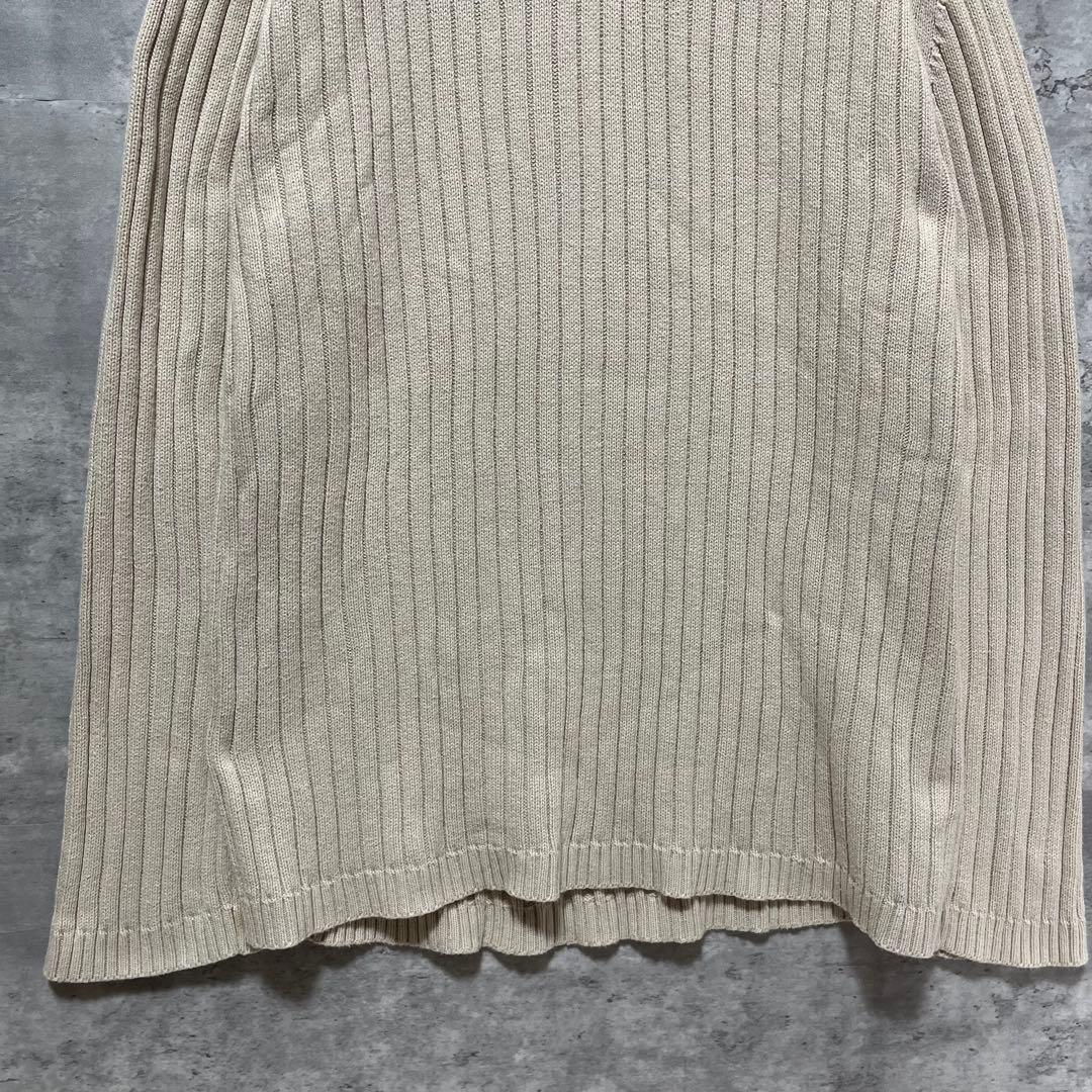 【サイズ6】LACOSTE リブ編み ハーフジップ ニット セーター 古着 — image 4