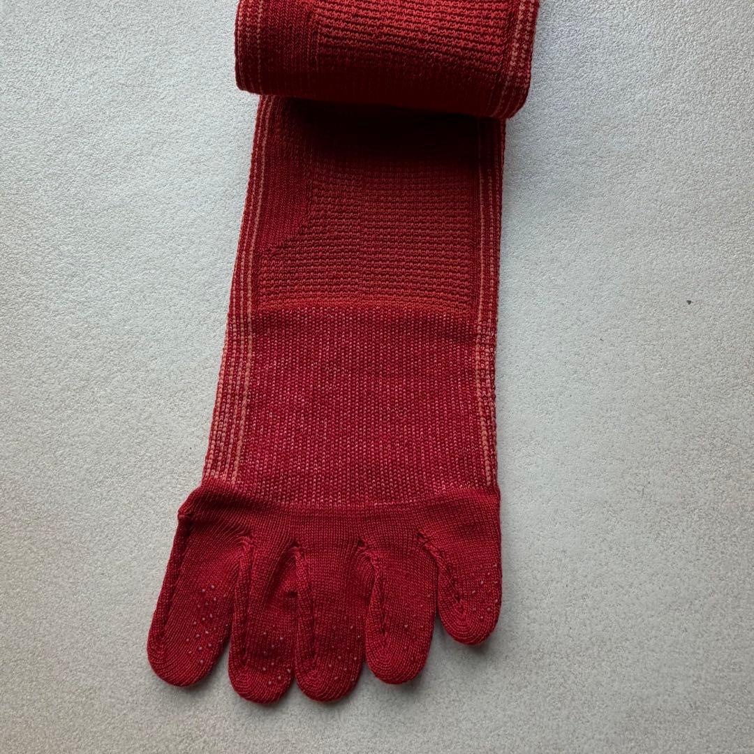 ECONOLEG NARA-X ランニング 五本指ソックス レッド22-25cm — image 4