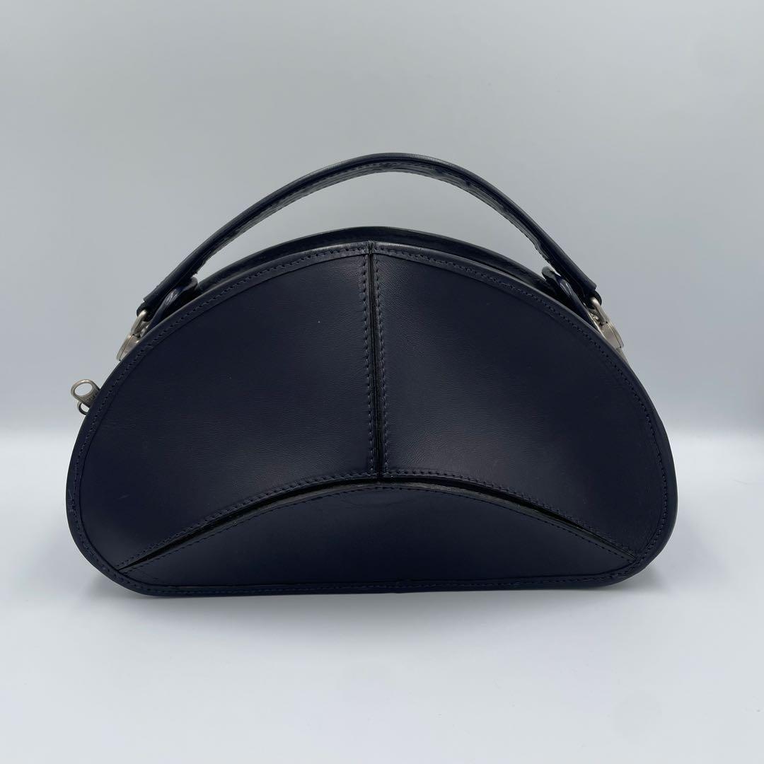ISSEY MIYAKE イッセイミヤケ ハンドバッグ 紺色 — image 2