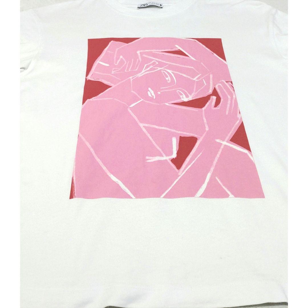 ★訳有り★ZARA/ザラ☆コントラストプリントTシャツ☆ — image 3