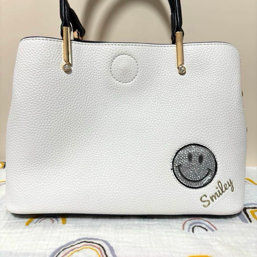 未使用 ハンドバッグ smiley×PHANUEL smileface キラキラ — image 2