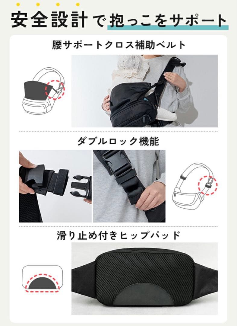 【美品】DACCO BAG HUG+ ブラック CORDURA — image 4