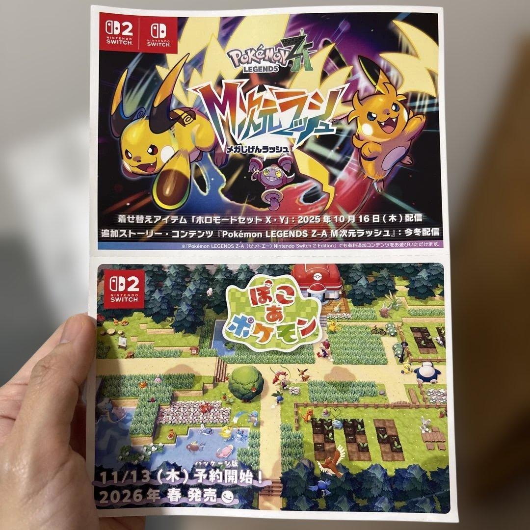 Pokémon Legends Z-A Nintendo Switch 特典付き — image 3