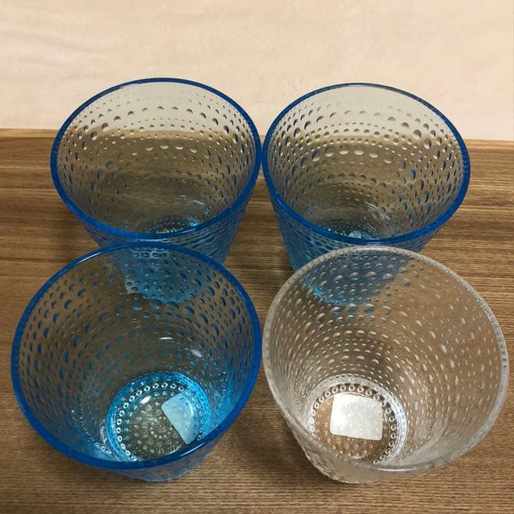 ！カステヘルミ 300ml グラス タンブラー ライトブルー2点 — image 2