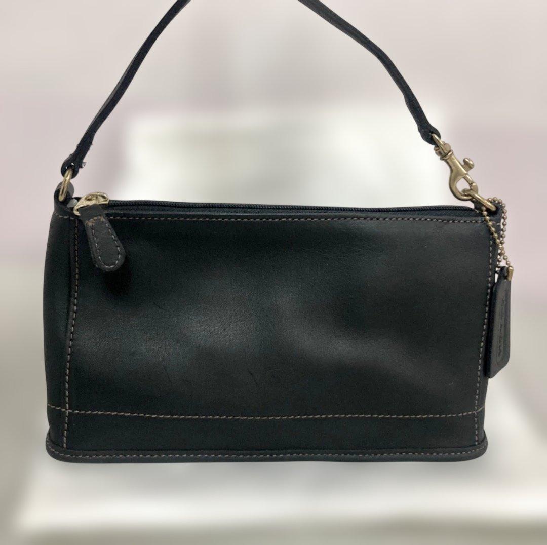 オールドコーチ（COACH）アクセサリーポーチ　レザー　バッグ　黒　9311 — image 5