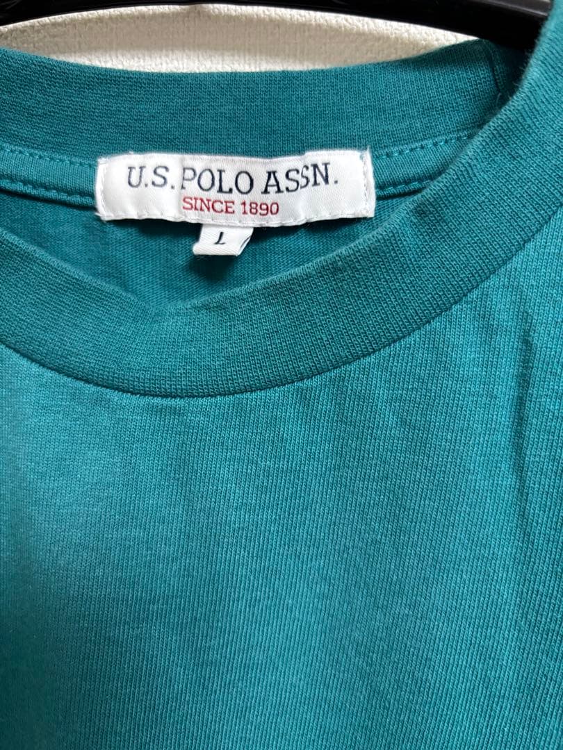【美品•U.S. POLO ASSN】袖ボリューム 胸刺繍ポケットロングTシャツ — image 4