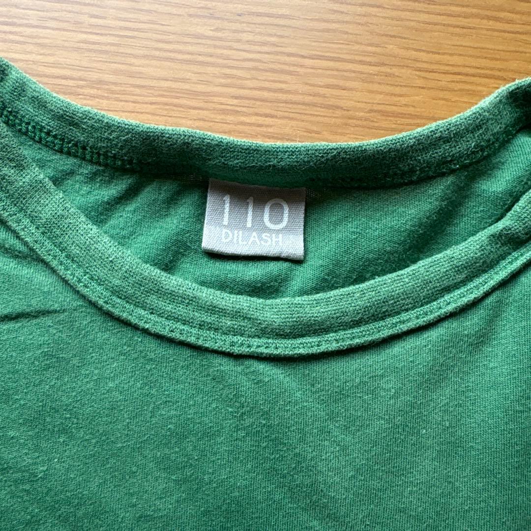 ★ ★ディラッシュ　グリーン系110cm 半袖Tシャツ　　デザインTシャツ — image 3