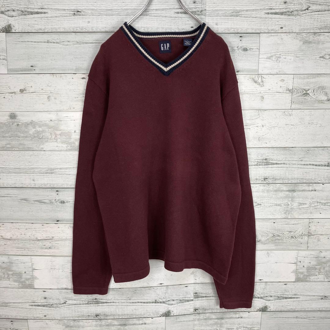 GAP ギャップ オールドギャップ リブライン コットンニット セーター — image 2