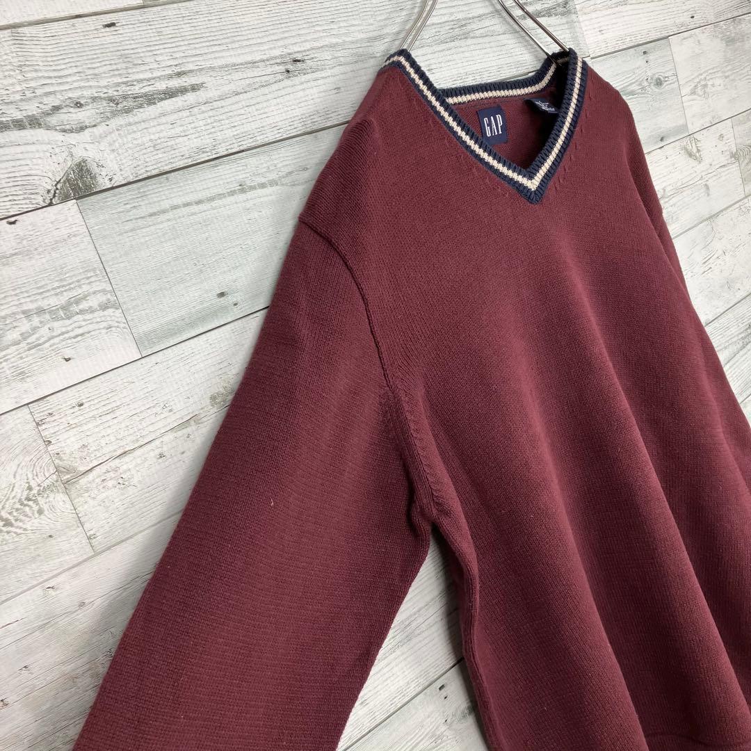 GAP ギャップ オールドギャップ リブライン コットンニット セーター — image 4