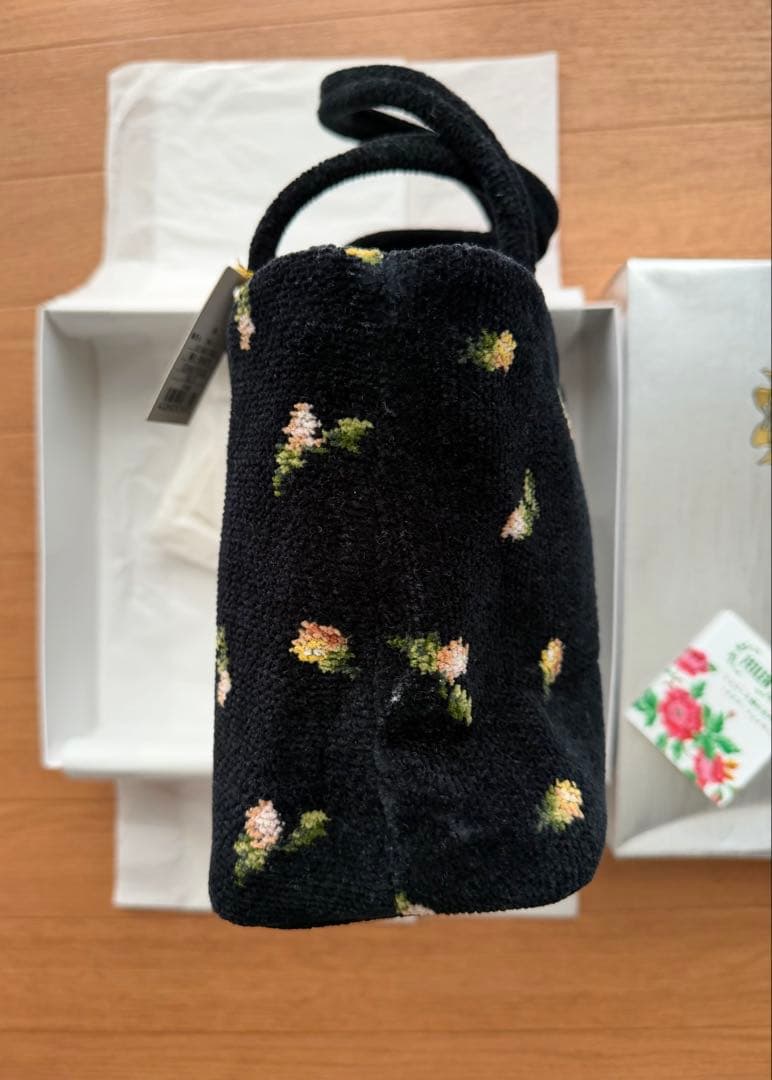 FEILER ハンドバッグ 花柄 ブラック — image 4