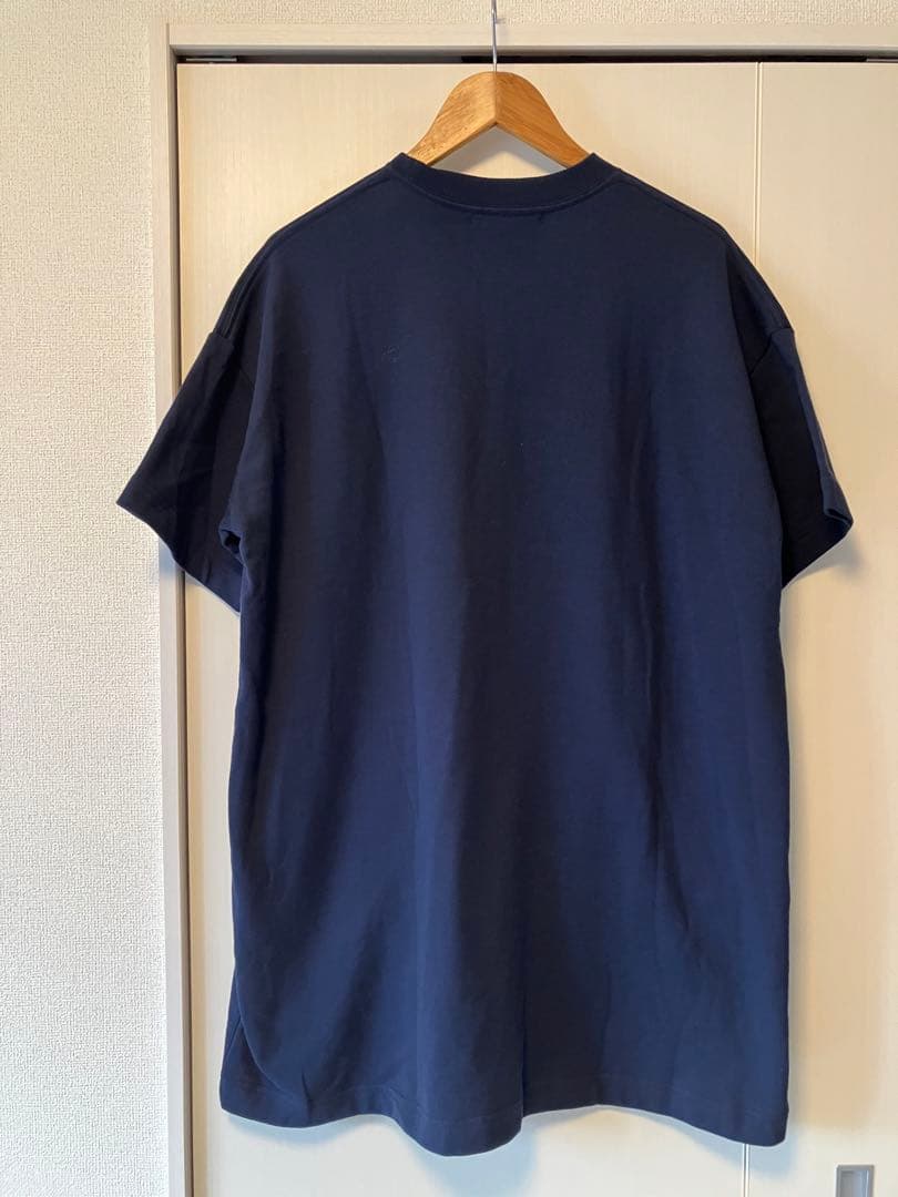 タグ付き新品日本製LILOU+LILY ロゴロングTシャツ ネイビー — image 2