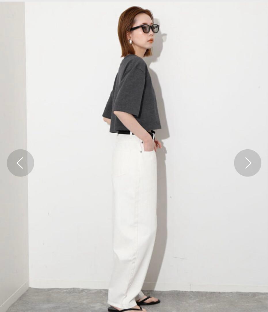 SLOBE IENA サイロスパンコンパクトTEE グレー FREE 美品 — image 5