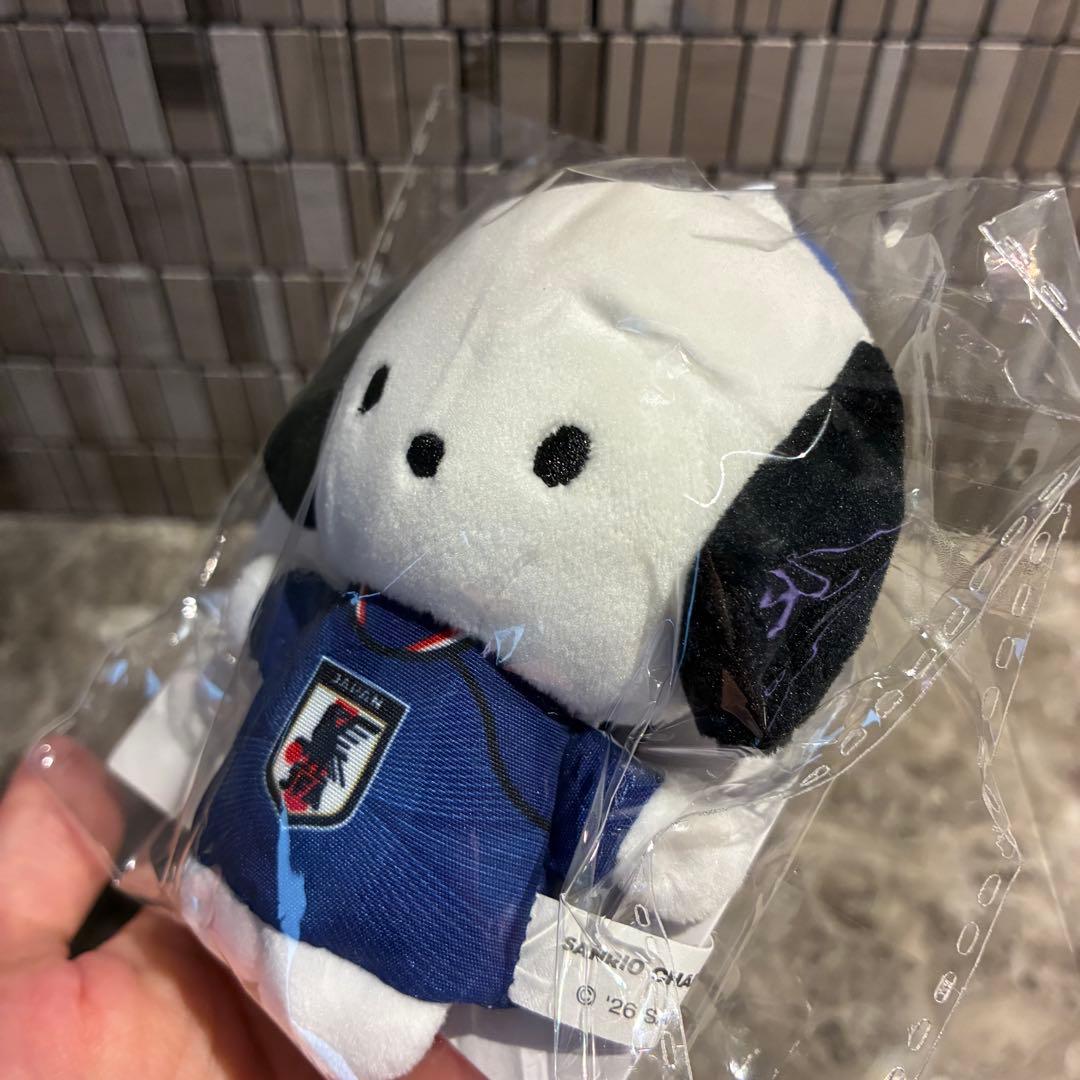 新品☆ポチャッコ サッカー日本代表 フィンガーマスコット — image 4