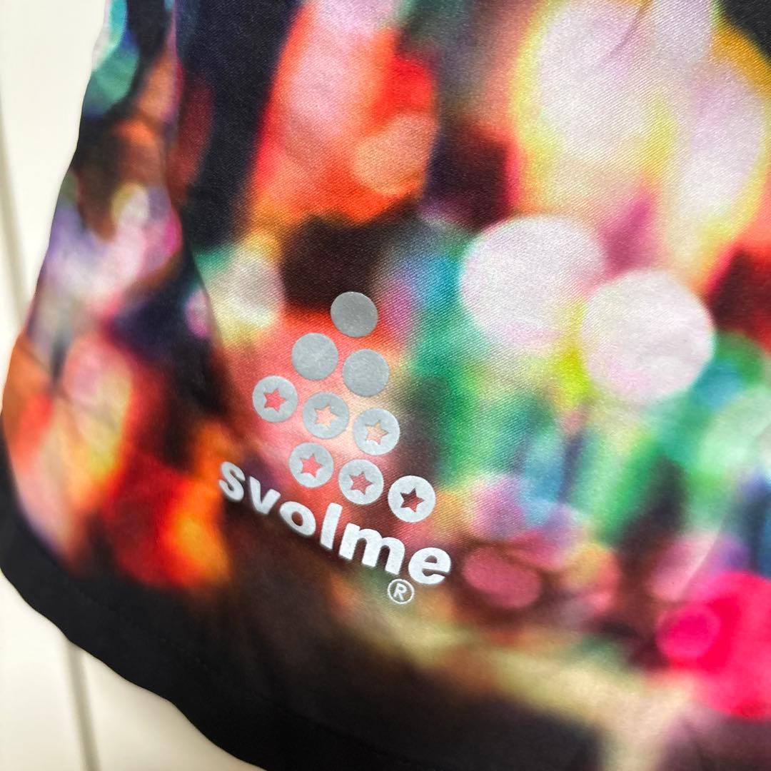 SVOLME ブラック ショートパンツ 夜景印刷 S — image 4