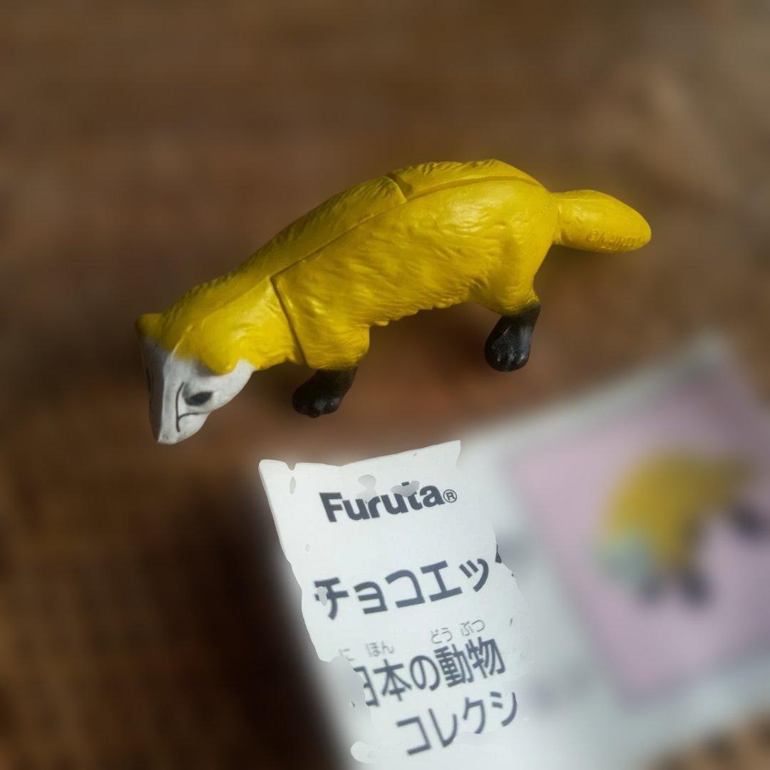チョコエッグ日本の動物コレクション第１弾　004　テン　バージョン違い — image 2