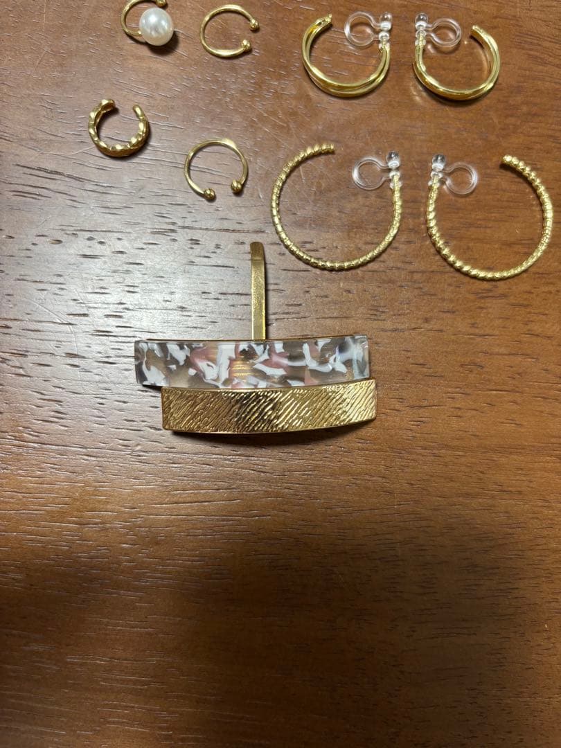 イヤリング イヤーカフ セット ゴールド — image 3