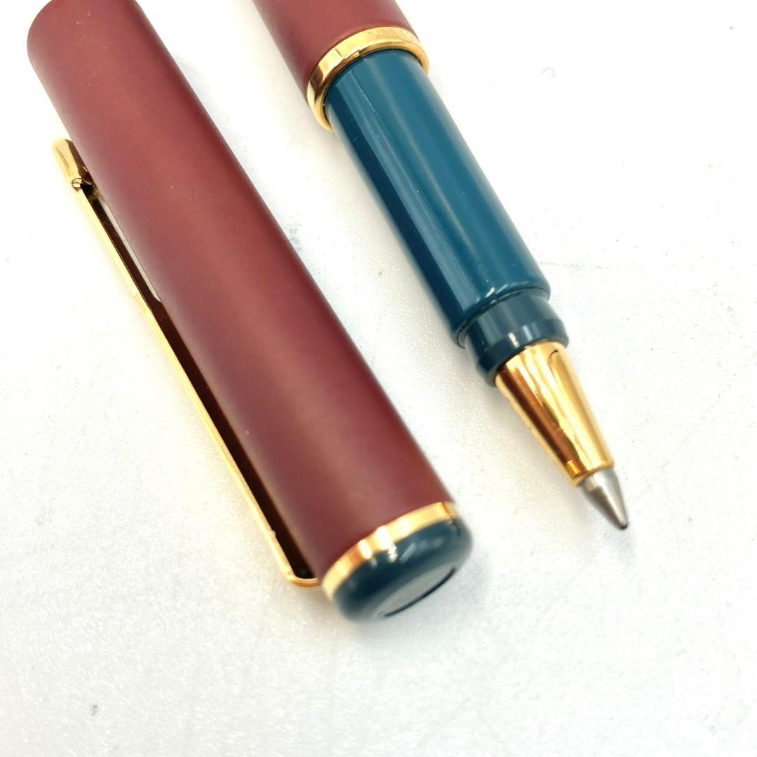 【 PARKER ボールペン 】n1077 ワインレッド ゴールド カラー — image 3