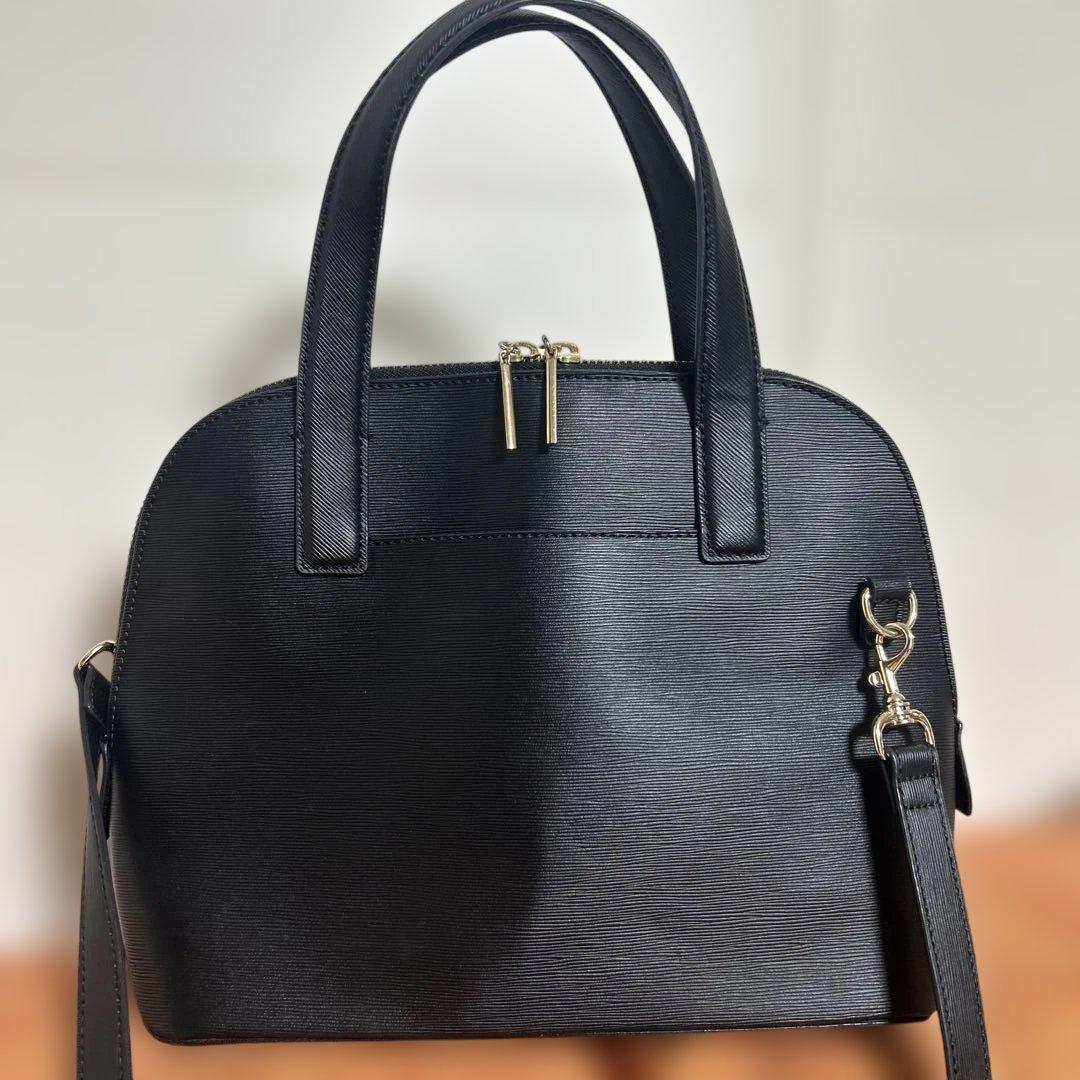 値下げ中♥REBECCA TAYLOR ブラックハンドバッグ　ショルダーバッグ — image 4