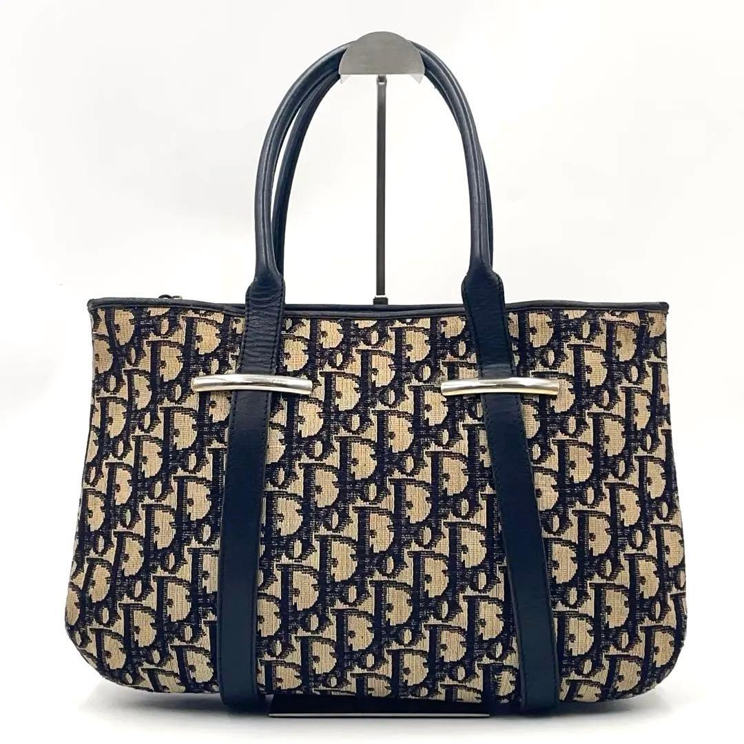 Diorディオール トロッター オブリーク ハンドバッグ 3ポケット キャンバス — image 3