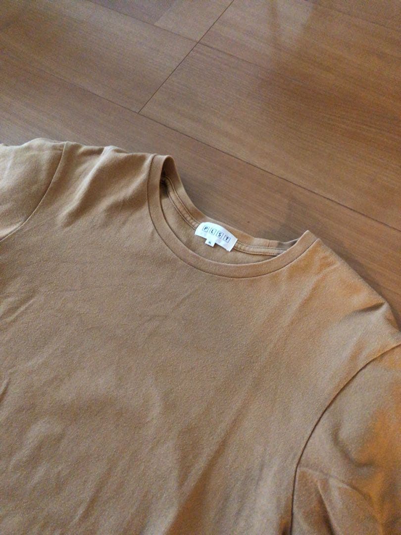 PLST ベージュ コットン クルーネック Tシャツ — image 2