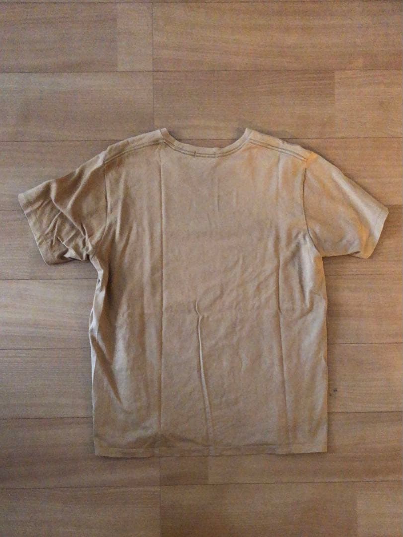 PLST ベージュ コットン クルーネック Tシャツ — image 3