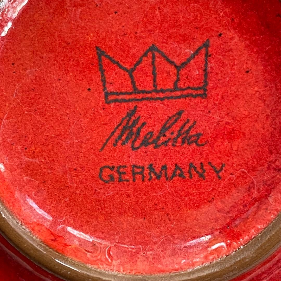 美品Melitta ceracron カップ＆ソーサー レッド — image 4