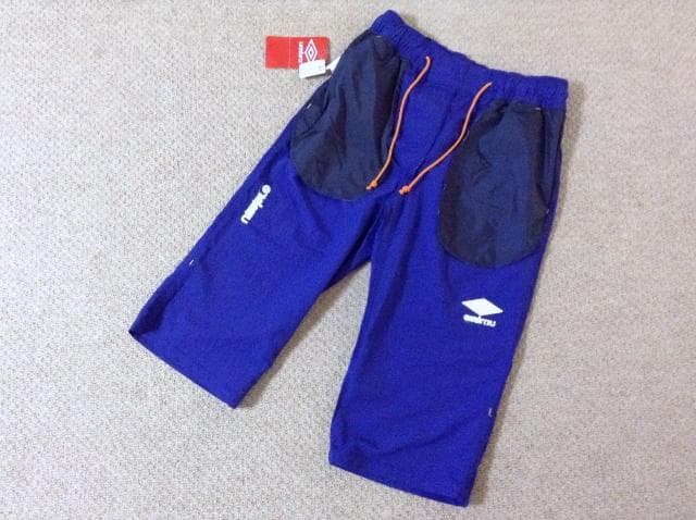 アンブロ クロップドパンツ ハーフパンツ ブルー トレーニング UMBRO — image 3