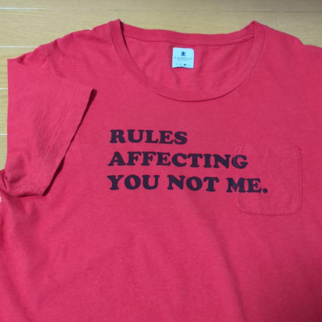 R.NEWBOLD Tシャツ レッド ポケット付き — image 3