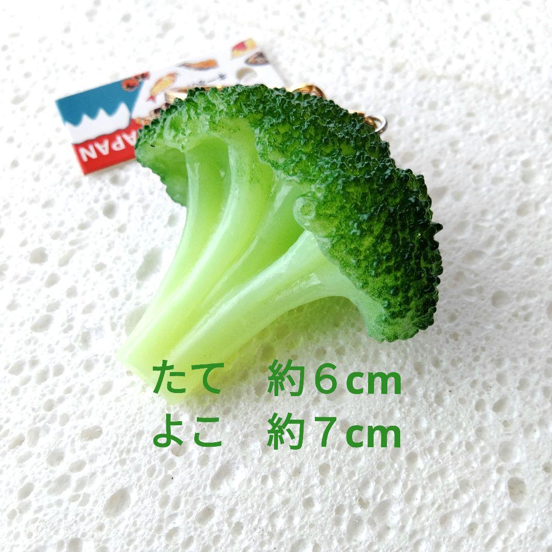 【新品未使用】食品サンプル キーホルダー ブロッコリー　 見立て　ミニチュア — image 5