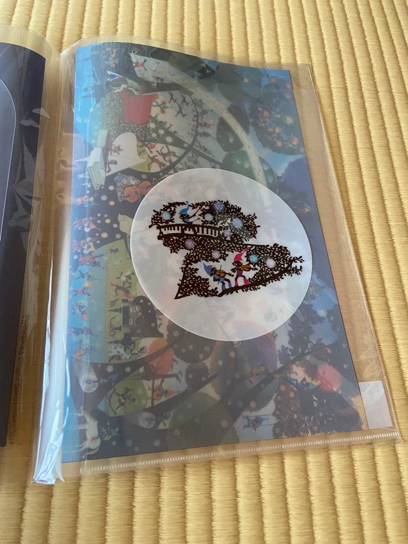 新品未開封　藤城清治 こびとの楽園 クリアファイル　影絵 — image 4