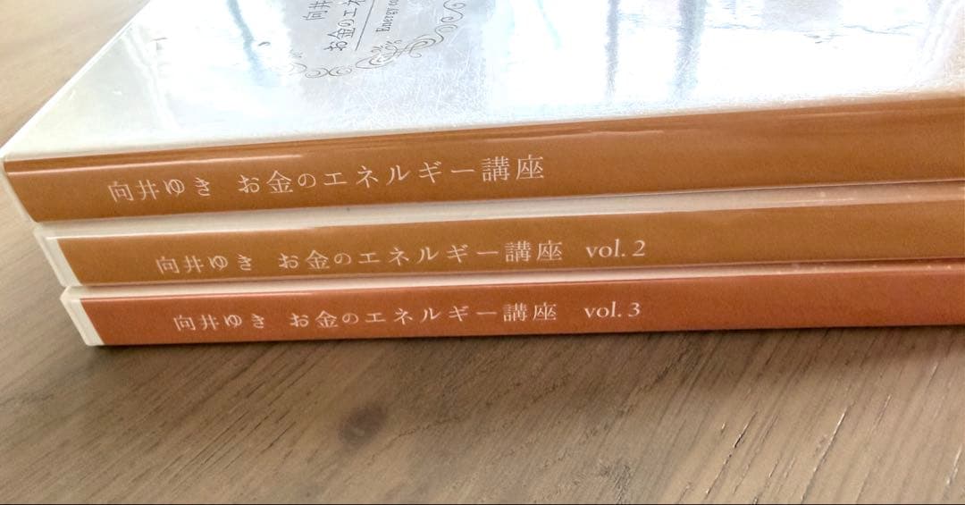 向井ゆき お金のエネルギー講座 DVD 黄色3枚セット（vol.1〜3） — image 2